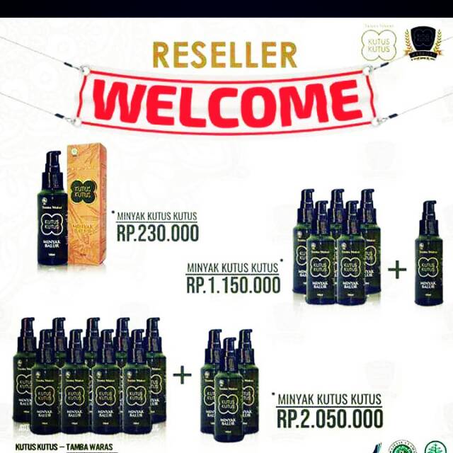 PAKET RESELLER 1 MINYAK KUTUS KUTUS