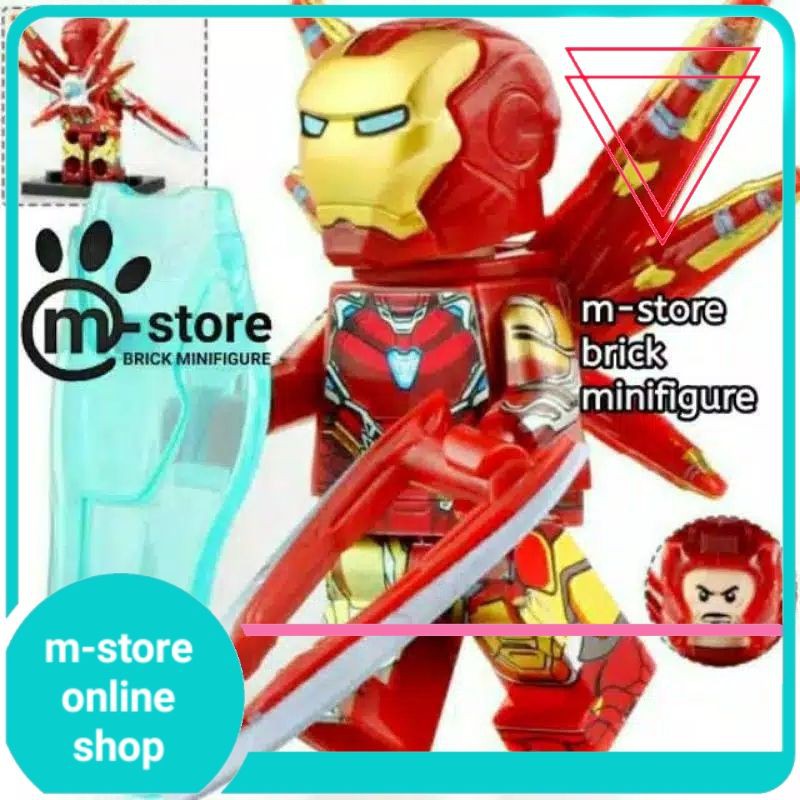 lego iron man ironman mark 85 mk 85 mark LXXXV building block