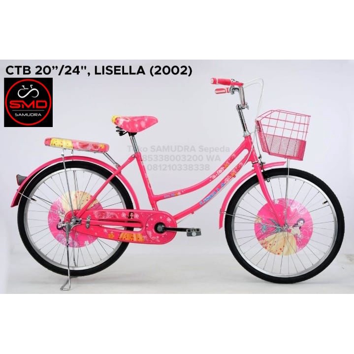 Sepeda Anak Dewasa Mini Keranjang Citybike CTB 24 Lisella Murah BDG