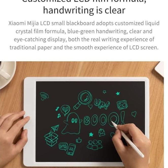 

[KODE PRODUK ILL7976] XIAOMI Mijia LCD Blackboard Writing Digital Drawing Tablet Papan Gambar 13.5 Inch With Pen