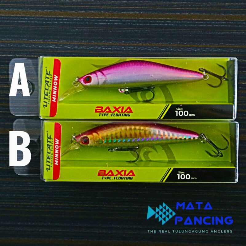 Umpan pancing minnow utecate baxia 10cm 12.5gr sinking
