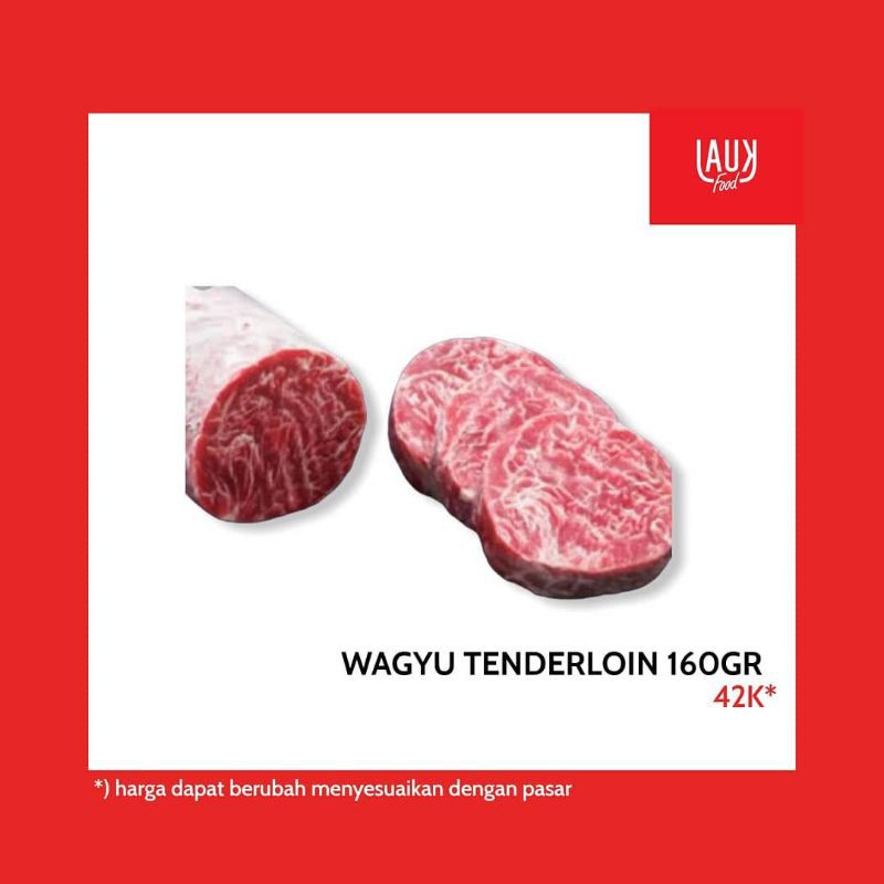 

AUS Wagyu Tenderloin 160gr