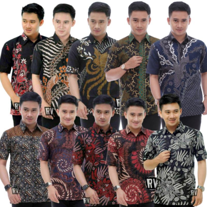 SIZE M L XL XXL KEMEJA BATIK LENGAN PENDEK BSWART ITONGSQUAD 13