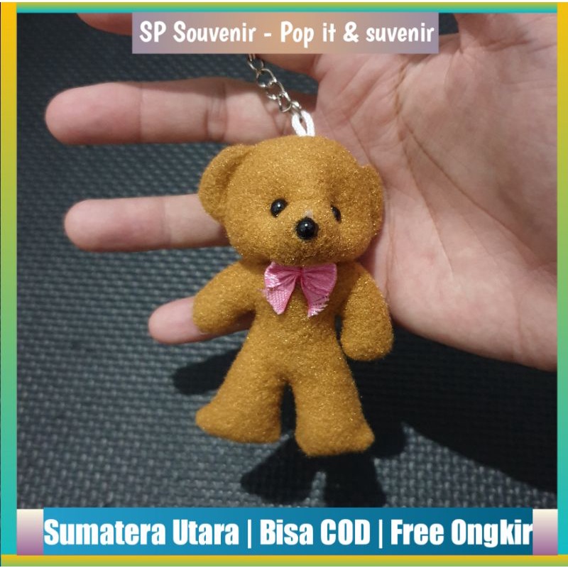 Gantungan Kunci Boneka Mini | Ganci Boneka Beruang Mini