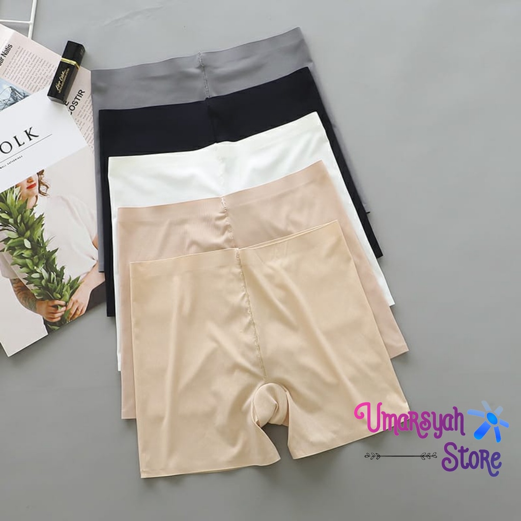 Short Pants Wanita Premium Spandek ( Licin ) Standar &amp; Jumbo