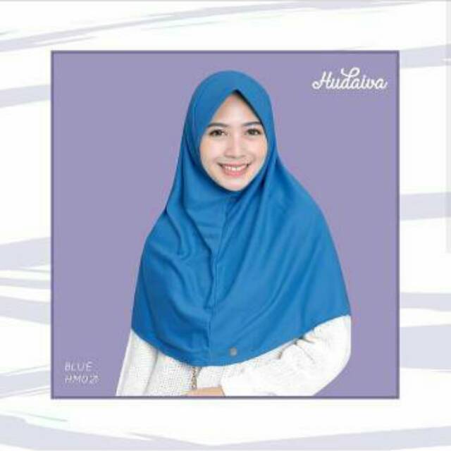 HM021 - Blue - Jilbab Hudaiva Morocco