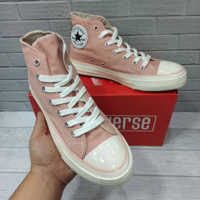 sepatu converse 70s high peach glossy sepatu converse original