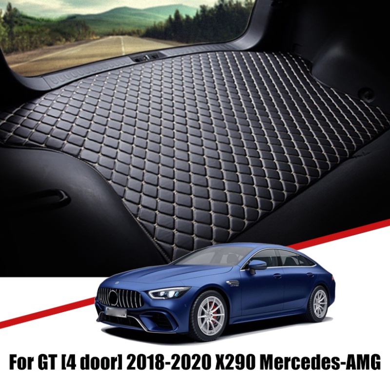 Matras Bagasi Mobil Bahan Kulit Premium Untuk AMG-Mercedes GT 2018-2020