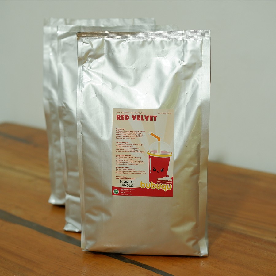 

Bubuk Minuman Red Velvet Bubuqu 1 kg