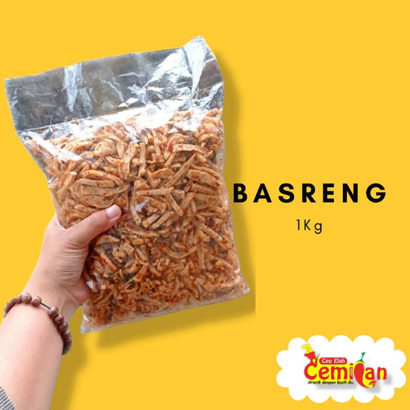 

Basreng Bandung kemasan 1kg cemilan ceu elah