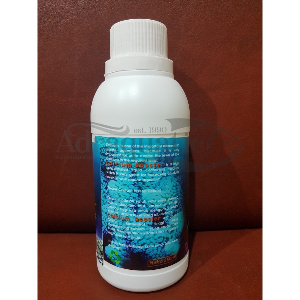 Calcium Booster 250ml 250 Ml Reef Option Obat Vitamin Air Laut Ikan Hias Aquarium Shopee Indonesia Vitamin aquarium air laut