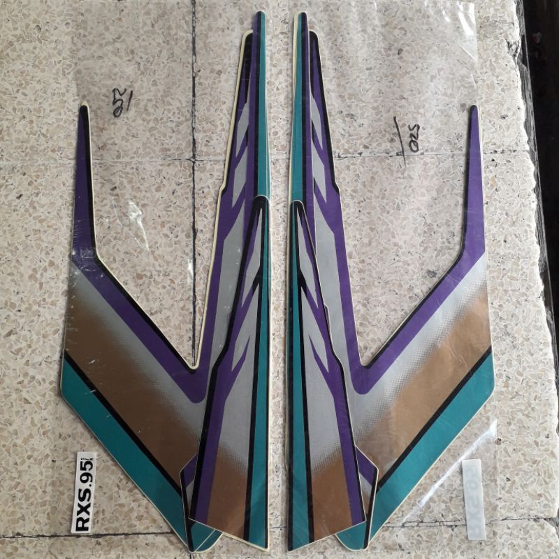 STRIPING LIST STIKER YAMAHA RXS TAHUN 1995 STIKER RX SPESIAL TAHUN 1995