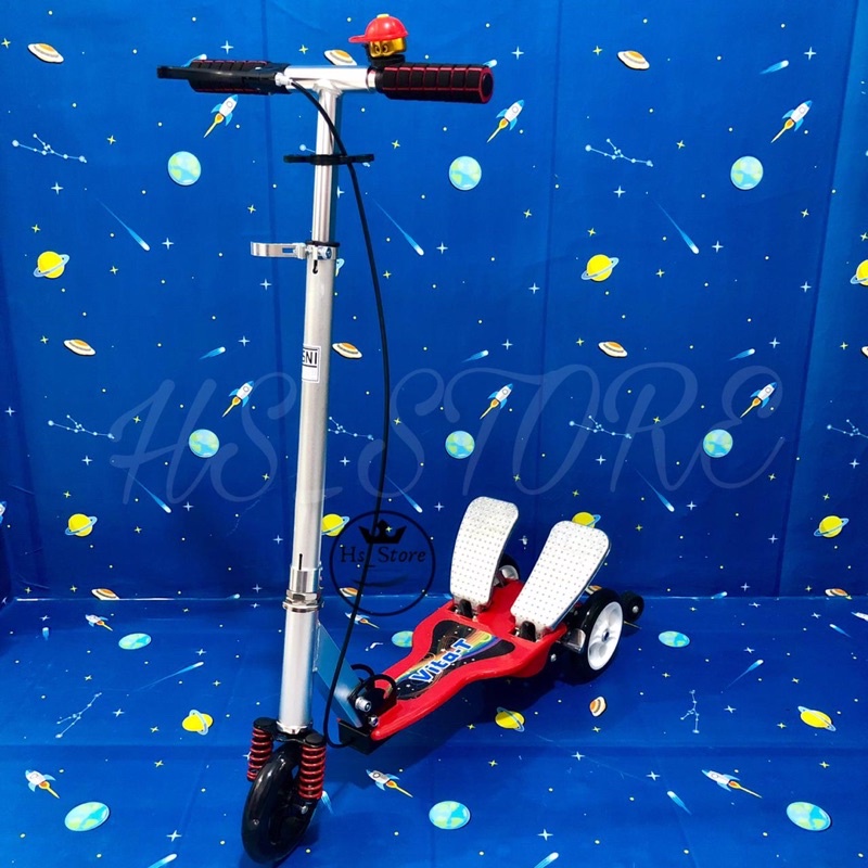 SCOOTER PEDAL VITA/ SCOOTER PEDAL BESI /SCOTER ANAK / SKUTER ANAK/ SCOOTER INJAK/ SCOOTER RODA NYALA