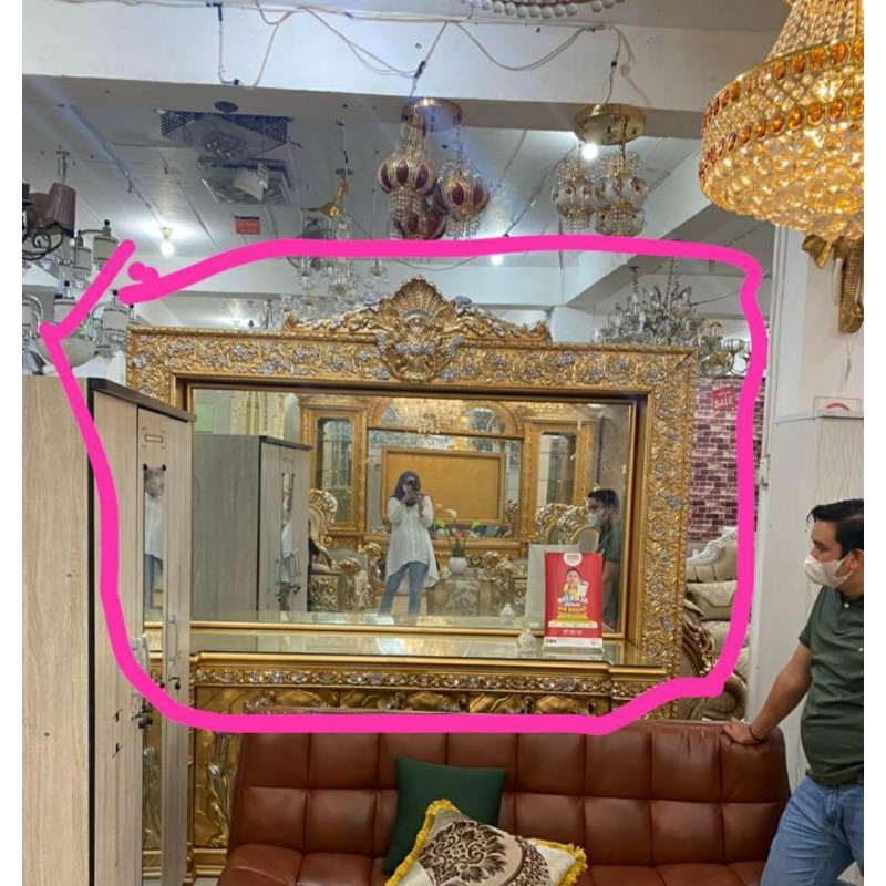 meja cermin ukir mebel meubel furnitur jepara