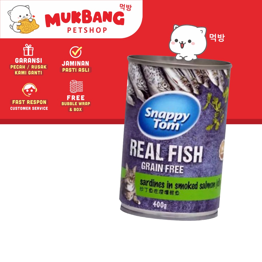 Snappy Tom Adult Cat 400gr Makanan Basah Kucing Wet Food Wetfood