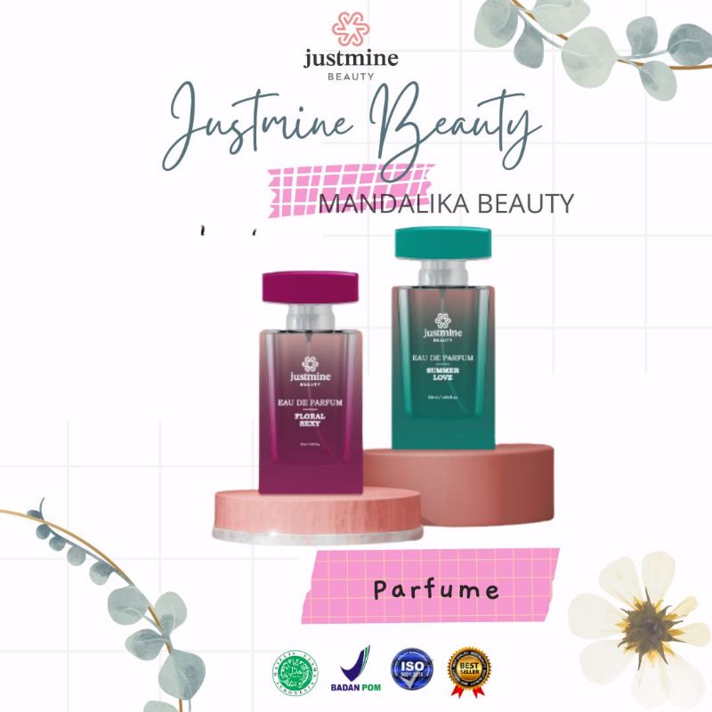 Parfume Justmine Beauty aroma sexy menyegarkan