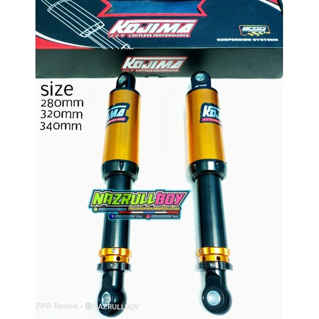Shockbreaker shock belakang Rx king verza Vega Jupiter Supra Tiger Mega  Kojima hip hop USD Universa