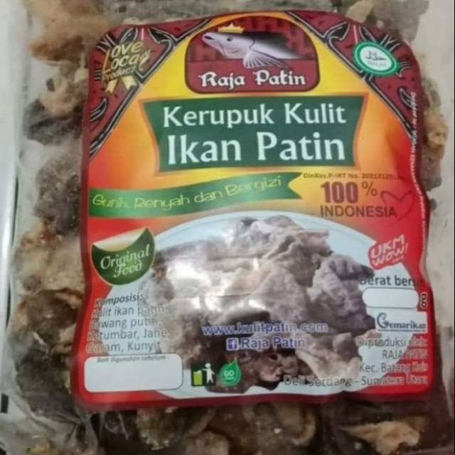 

Kerupuk kulit ikan patin