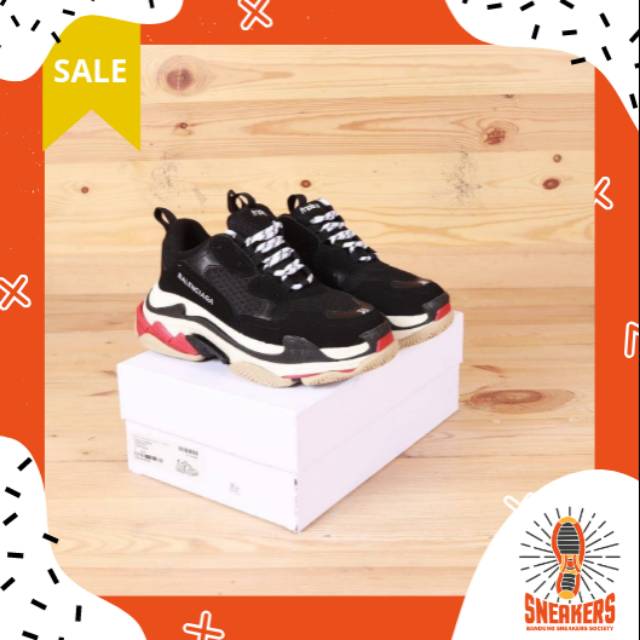 [PREMIUM] BALENCIAGA TRIPLE S SEPATU SNEAKERS PRIA KETS GRADE ORIGINAL SANTAI KASUAL COWOK MURAH