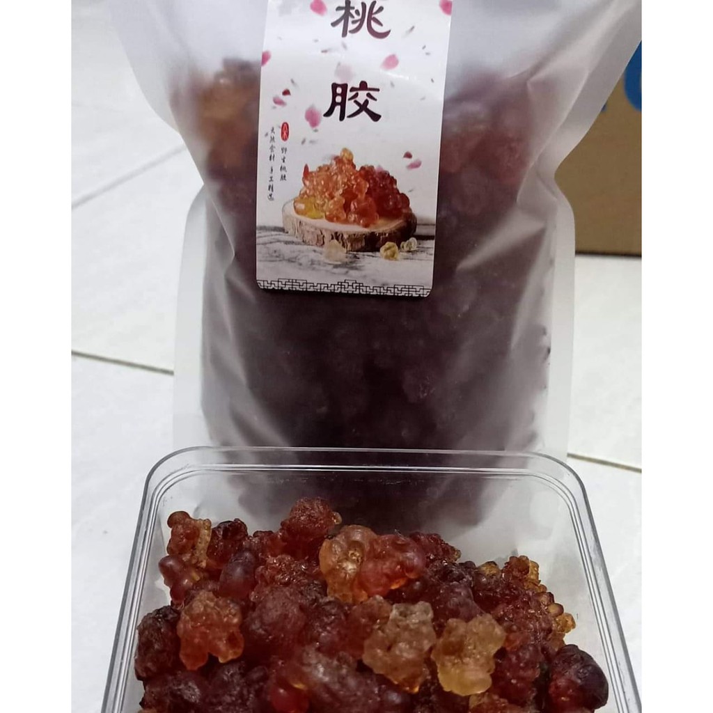 Natural Selected Tao Jiao Peach Resin Peach Gum 500gr