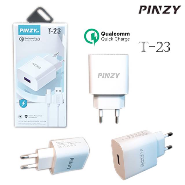 PINZY CHARGER T-23 SERIES SUPPORT QUALCOMM QUICK CHARGE 3.0