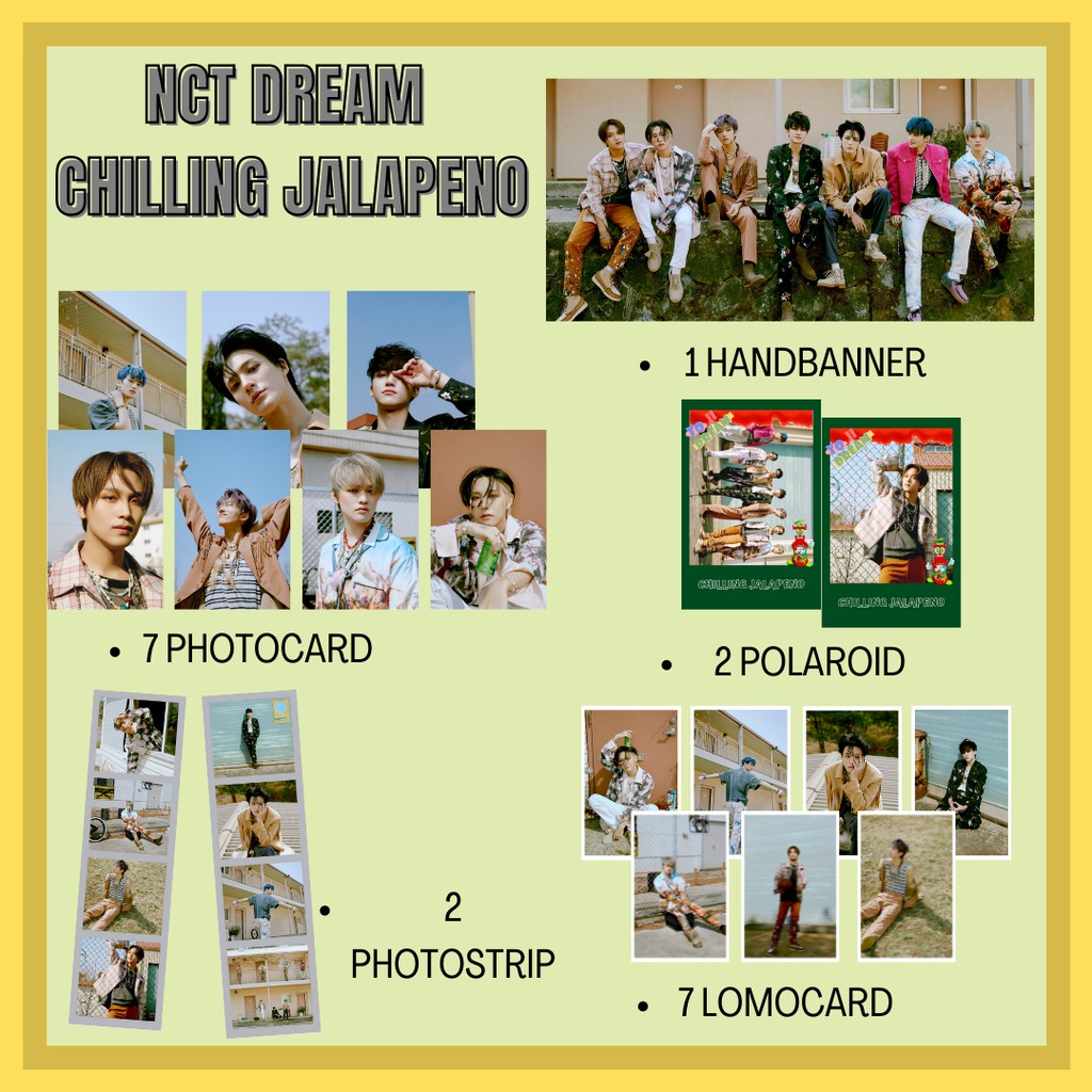 [FANKIT NCT]PAKET HEMAT NCT DREAM CHILLING JALAPENO