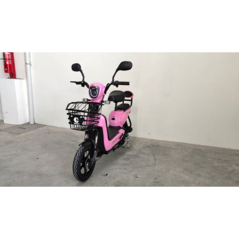 Sepeda listrik GODA pink colour,, freong P.jawa