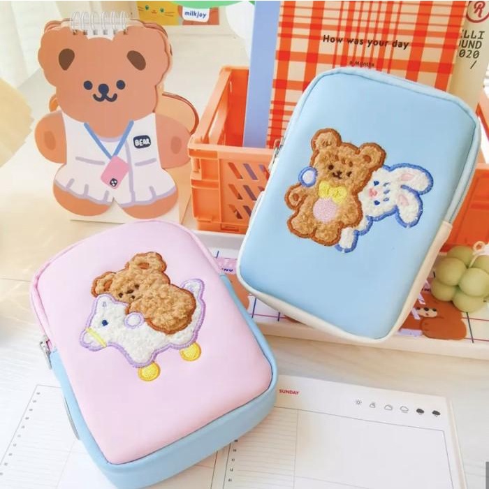 Panache Bentoy Milkjoy Cute Cartoon Portable Digital Storage Bag Cable