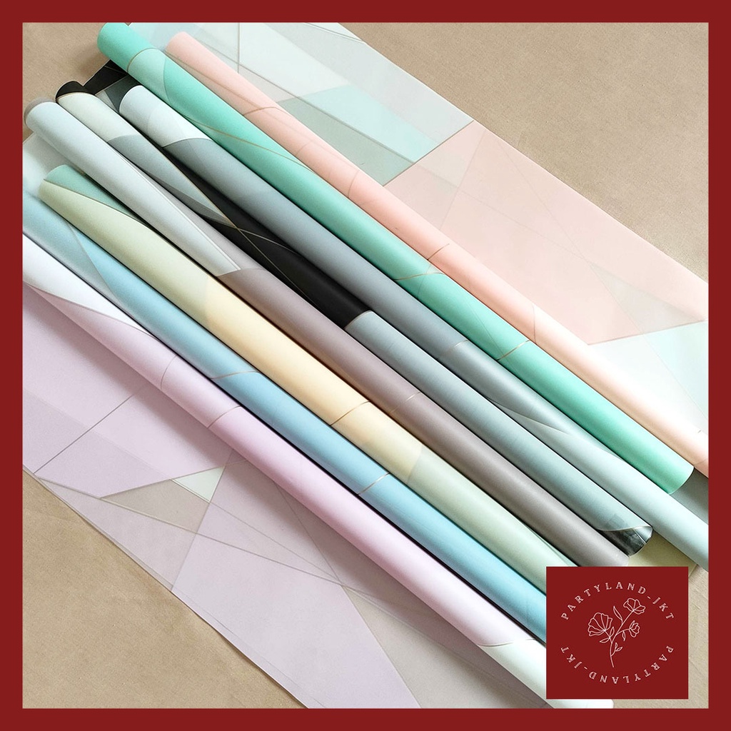 

Flower Wrapping Abstract Style Kertas Buket Bunga Wrapping Paper Cellophane Hiasan Dekorasi