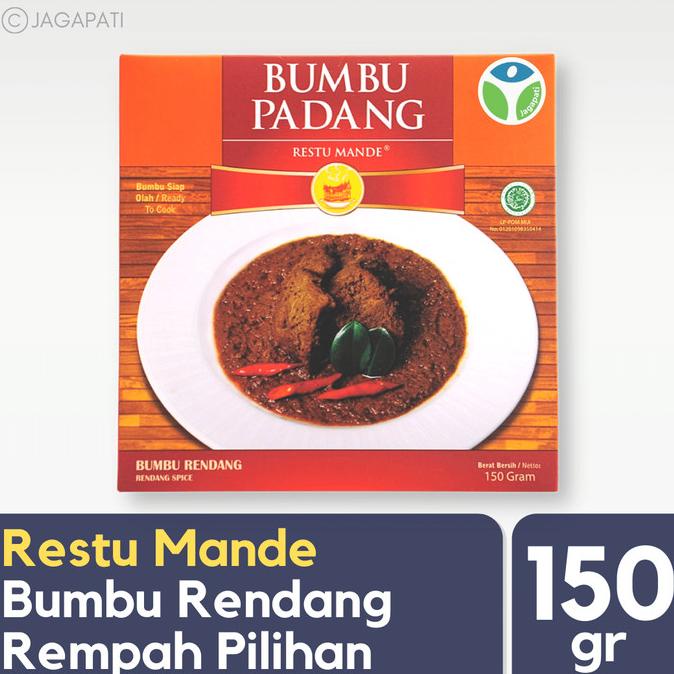 

```````] Restu Mande - Bumbu Rendang - Bumbu Padang Instan - 150gr