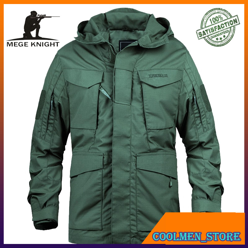 Jaket Tactical Army Military/Jaket Gunung Pria Mege Brand M65 Military Camouflage Male clothing US