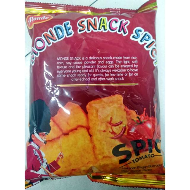 

Monde snack spicy tomato 50 gram