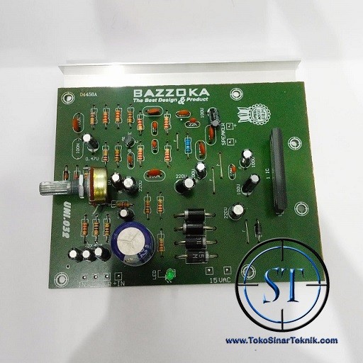 Kit Active Subwoofer Bazooka + Dc 12V Power Amplifier IC LA 4508