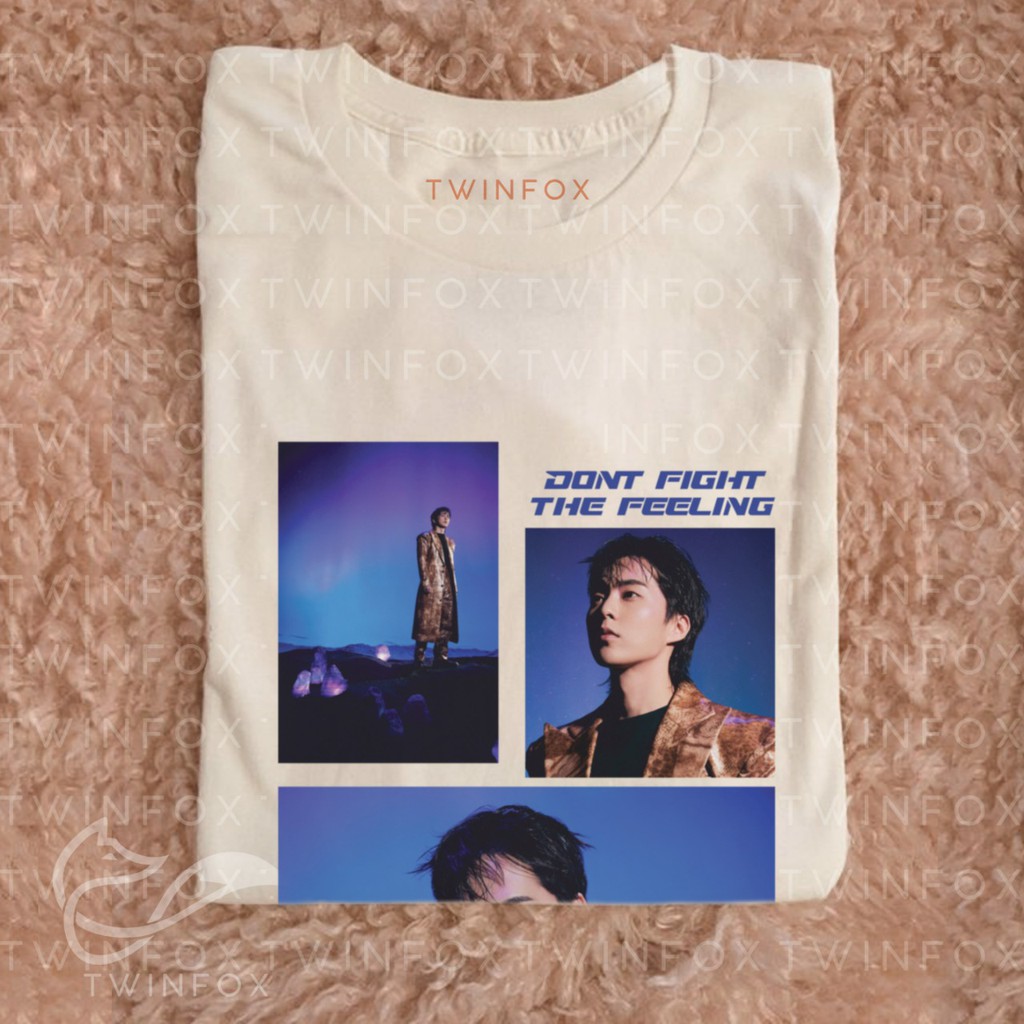 Kaos Kpop Unisex EXO Xiumin Don't Fight The Feeling Ver