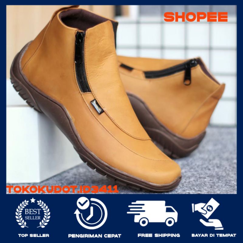 Bisa COD - Sepatu Pria Sneakers Casual Keren Kulit Asli Murah Import Terbaru 2021 - Sepatu Casual Pr