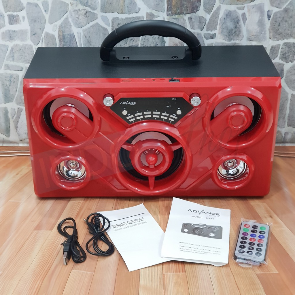 Speaker Aktif Portable Charge Advance H-334