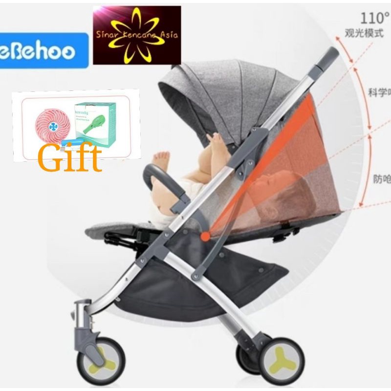 Bebehoo Start Lightweight Four -Wheeled Baby Stroller Bayi