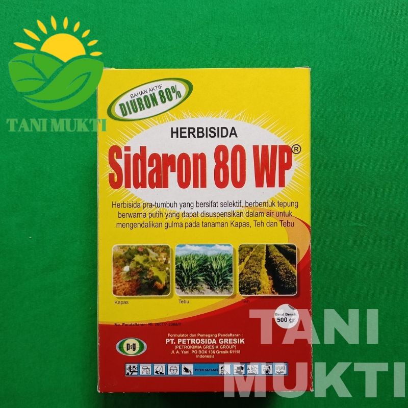 Premium (Mount) Herbisida/Racun Pembasmi Rumput/Obat Rumput Sidaron 80 WP 500 Gram (COD)
