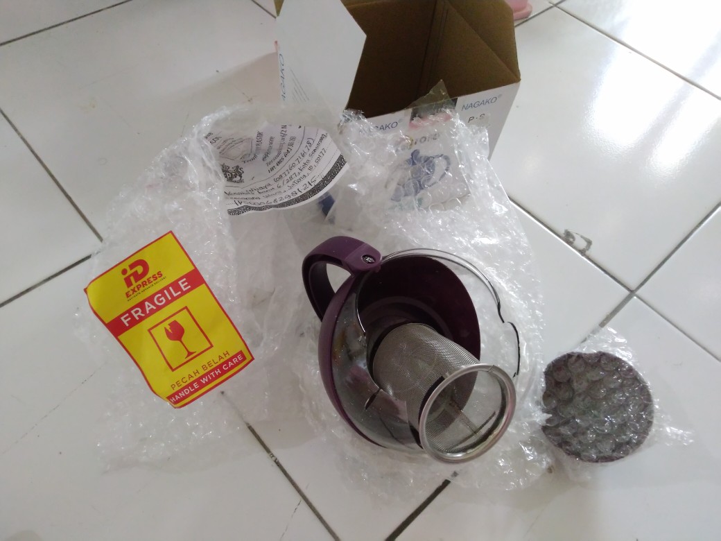 Tea Pot Nagako Aurora 750ml / Teko Saringan Teh Baceman Teh Kopi Tubruk