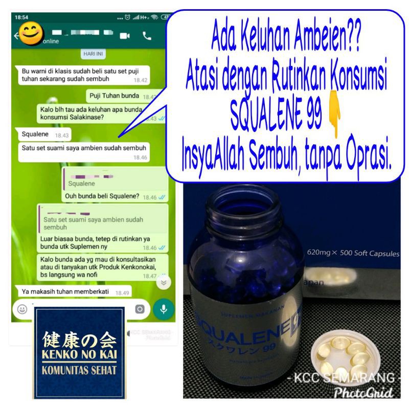 SQUALENE 99 ORIGINAL JEPANG 1 BOTOL