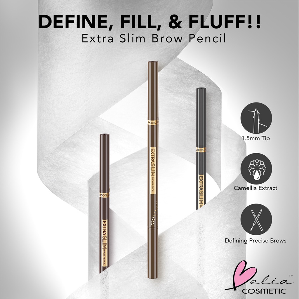 ❤ BELIA ❤ YOU Extra Slim Brow Pencil | Matic Eyebrow Pencil | Pencil Alis