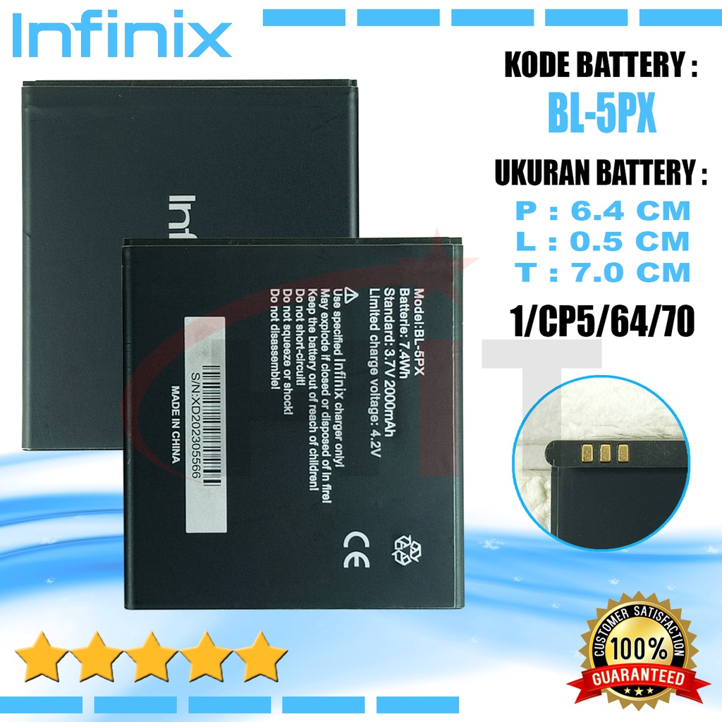 Baterai Battery Ori INFINIX BL-5PX BL5PX HOT Fire Api