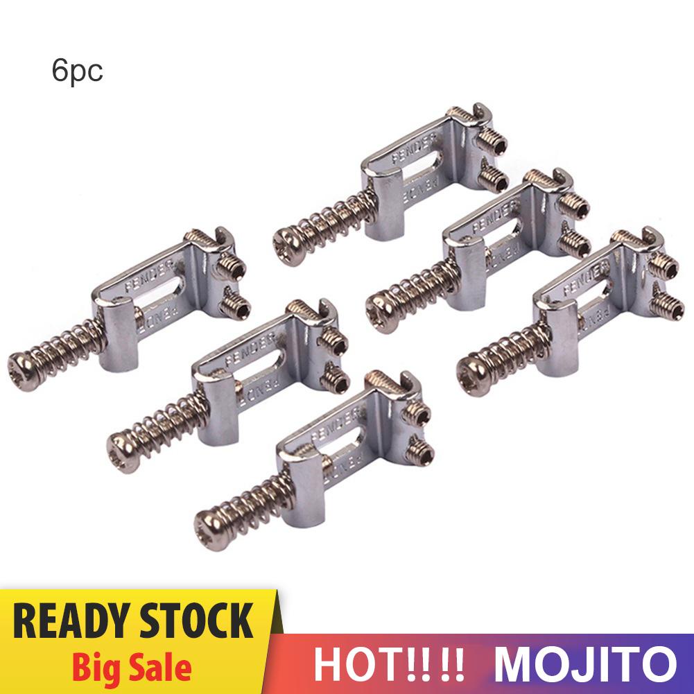 6pcs Roller Bridge Tremolo Saddles Untuk Gitar Elektrik Stratocaster Tele