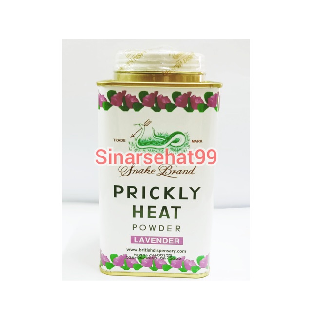 PRICKLY HEAT POWDER bedak cap ular bedak gatal dan lergi serta biang keringat