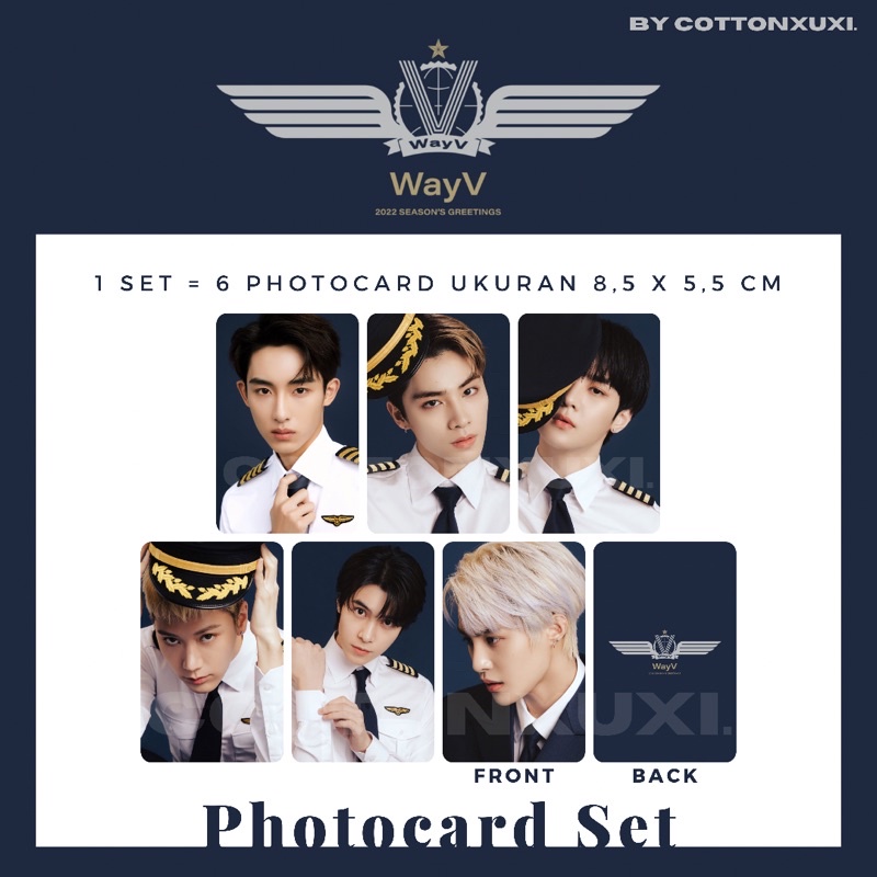 [PC SET] WayV Season’s Greetings 2022 Unofficial Photocard Winwin Xiaojun Kun Ten Hendery Yangyang S
