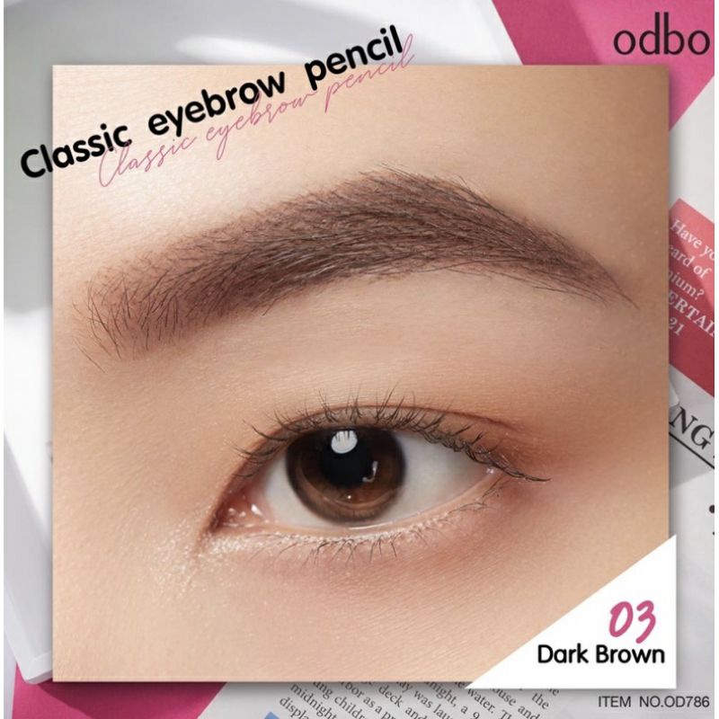 Odbo Clasic and Decent Eyebrow Pensil With Brush