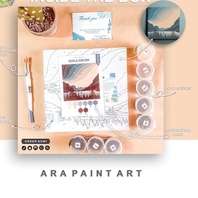 

Lagi Tren.. TRAVEL SERIES Paint by numbers kit I Painting I Painting by number I Kado Wisuda I Kado unik