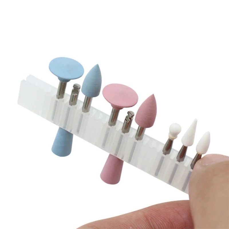 Alice dental composite polishing kit rubber polishing set low speed burs bur lowspeed poles komposit polishing composite