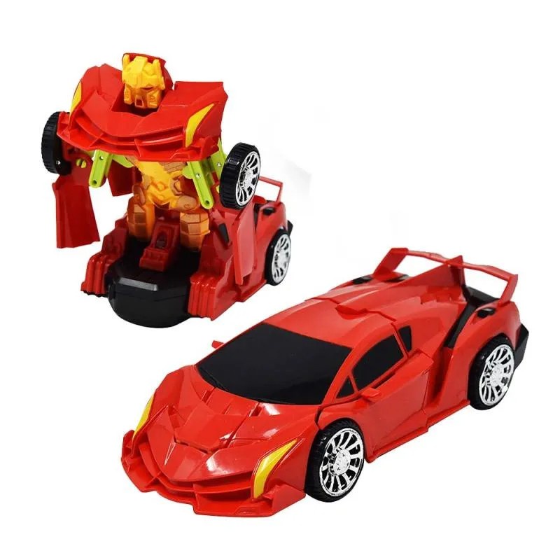 Kado Anak Mobi Super Car Deformation Mobil jadi Robot SEDAN MERAH S819MainanAnakCowok