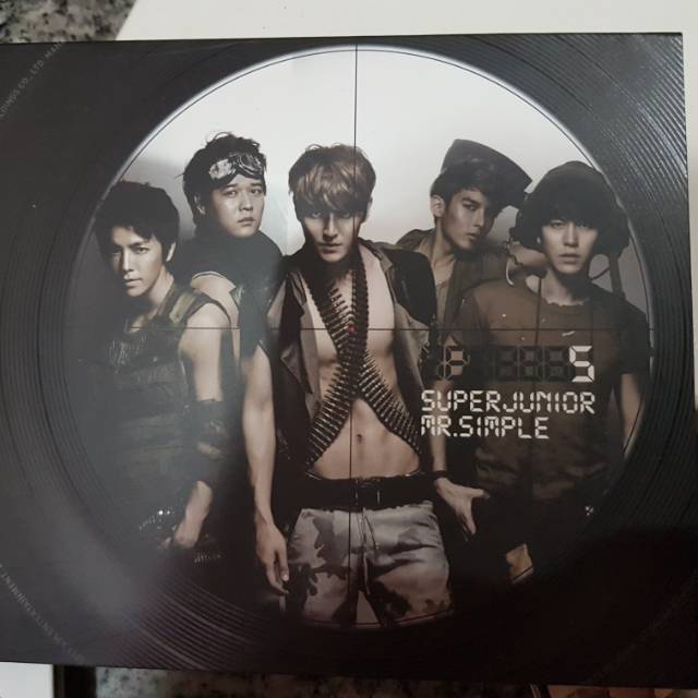 Super Junior 5th Album Mr. Simple Ver. B